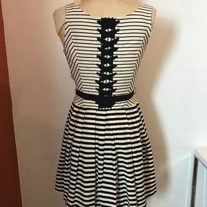 Corey Lynn Calter Striped Corset Dress